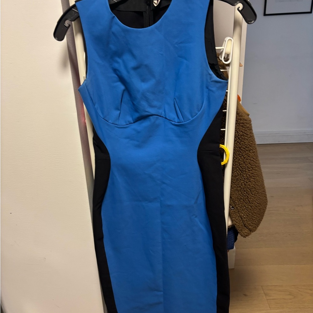 Stella McCartney Wave Colorblock Midi Sheath Dress Women's Size 40/6
